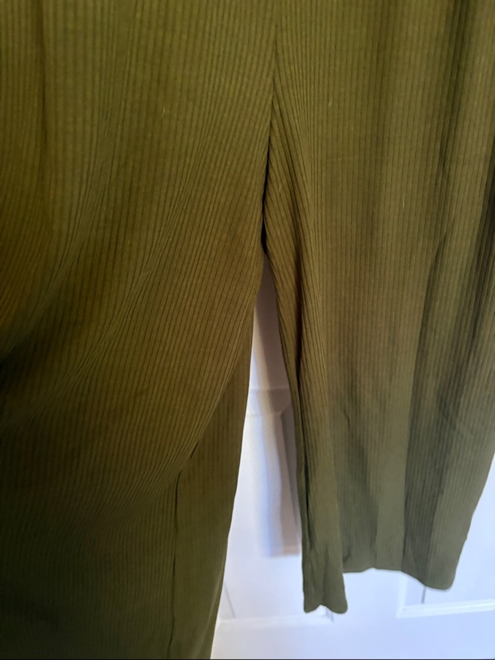 Lulu's Olive Green Spaghetti Strap Maxi Jumpsuit - Picture 5 of 9